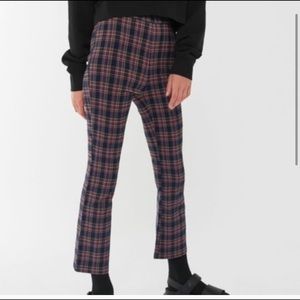 UO Lola Plaid Kick Flare Pant